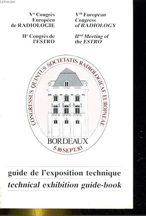 Image du vendeur pour V congrs europen de radiologie. Bordeaux 5-10 sept. 1983 mis en vente par Le-Livre