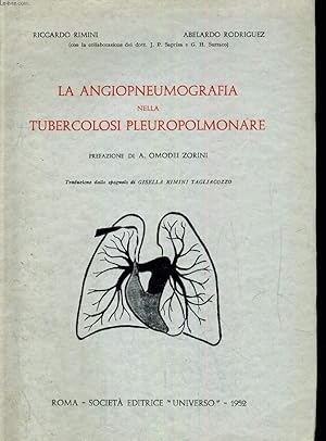 Imagen del vendedor de La angiopneumagrafia nella tubercolosi pleuropolmanare a la venta por Le-Livre