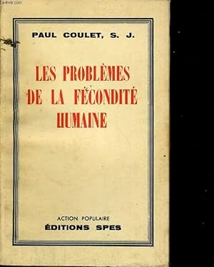 Seller image for Les problmes de la fcondit humaine for sale by Le-Livre