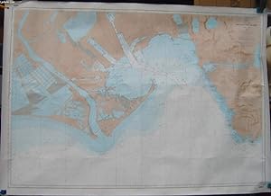 Immagine del venditore per 1 CARTE MARITIME EN COULEURS - COTE SUD DE FRANCE - GOLFE DE PORT DE FOS (PORT DE MARSEILLE) - CARTE N6684 venduto da Le-Livre