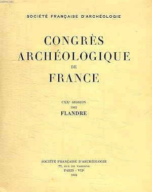 Bild des Verkufers fr CONGRES ARCHEOLOGIQUE DE FRANCE, CXXe SESSION, FLANDRE zum Verkauf von Le-Livre