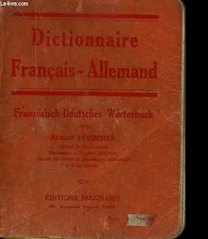 Seller image for DICTIONNAIRE FRANCAIS-ALLEMAND - FRANZOSISCH-DEUTSCHES WORTERBUCH for sale by Le-Livre