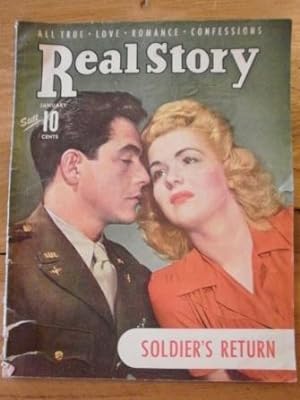 Seller image for Real Story Magazine Jan 1944. All True Love Romance Confessions for sale by Bristlecone Books  RMABA