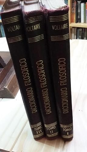 Diccionario Filosófico (3 tomos)