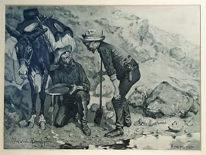 "Miners Prospecting for Gold": artist's proof of the illustration for John Muir's Picturesque Cal...