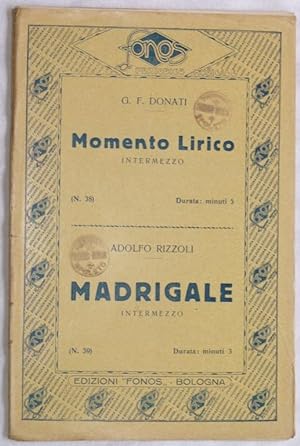MOMENTO LIRICO - MADRIGALE,