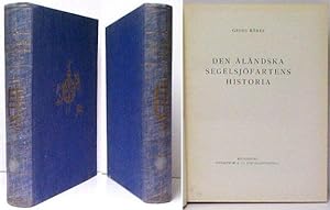 Seller image for Den Alandska Segelsjofartens Historia. no dj. for sale by John W. Doull, Bookseller