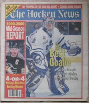 Imagen del vendedor de The Hockey News - January 21, 2000, "The NHL's Best Goalie Curtis Joseph", special 8 page insert on the "2000 AHL All-Star Classic" (Rochester, NY) vol. 53 no. 19 a la venta por Nessa Books