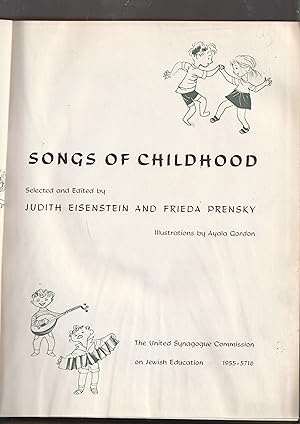 Seller image for Songs of Childhood. Shirey Yaldut for sale by Meir Turner