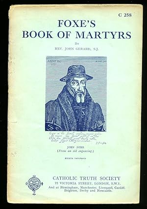 Image du vendeur pour Foxe's Book of Martyrs mis en vente par Little Stour Books PBFA Member