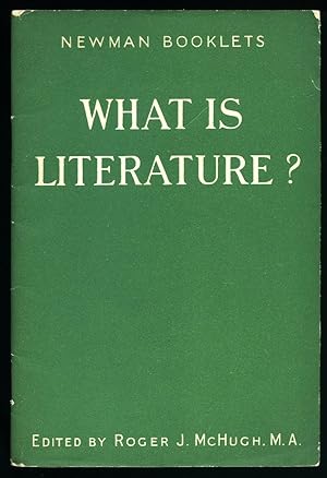 Imagen del vendedor de What is Literature? a la venta por Little Stour Books PBFA Member