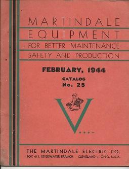 Martindale Equipment for Better Maintenance, Safety & Production - Catalog No. 25