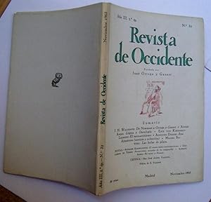 Bild des Verkufers fr Revista De Occidente. n 32. De Newman a Ortega y Gasset; Lgica y Ontologa; El Monstico; Ana Ajmtova (noticia y Seleccin); Las Bolas De plata zum Verkauf von La Social. Galera y Libros