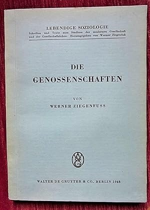 Seller image for Die Genossenschaften. for sale by Antiquariat Seidel & Richter