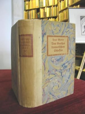 Immagine del venditore per Von Goethes dramatischem Schaffen. Siebzig Vorstufen, Fragmente, Pl�ne u. Zeugnisse. venduto da Antiquariat Seidel & Richter