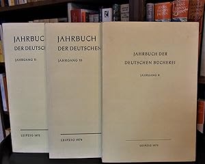 Jahrbuch der Deutschen Bücherei. Jg. 8,10 u. 11.