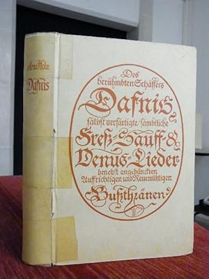 Image du vendeur pour Dafnis. Lyrisches Portrt aus dem 17. Jahrhundert. mis en vente par Antiquariat Seidel & Richter