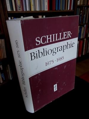 Bild des Verkufers fr Schiller - Bibliographie 1975 - 1985. zum Verkauf von Antiquariat Seidel & Richter
