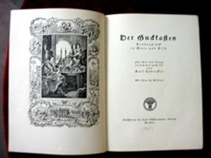 Bild des Verkufers fr Der Guckkasten. Kinderglck in Wort und Bild. Fr Alt und Jung zusammengestallt. zum Verkauf von Antiquariat Seidel & Richter