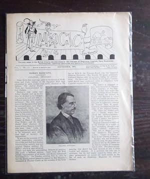 Magic. Vol. I. No. 12. September 1901. The only paper in the British Empire devoted solely to the...