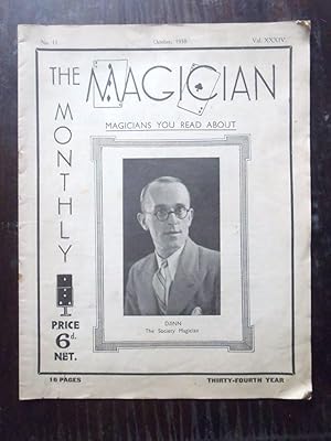 The Magician Monthly No. 11, Vol XXXIV, October 1938