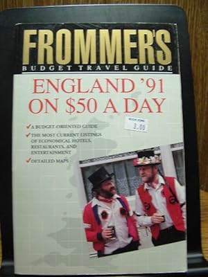 Imagen del vendedor de FROMMERS ENGLAND ON $50 A DAY - 1991 a la venta por The Book Abyss