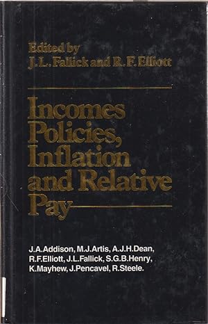 Seller image for Incomes Policies, Inflation, And Relative Pay for sale by Jonathan Grobe Books