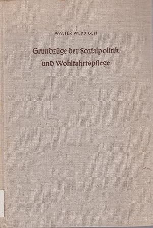 Image du vendeur pour Grundzuge Der Sozialpolitik Und Wohlfahrtspflege mis en vente par Jonathan Grobe Books