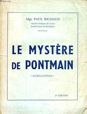 Seller image for LE MYSTERE DE PONTMAIN for sale by Le-Livre