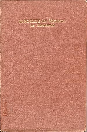 Informe del Ministerio de Hacienda a la nación y al Congreso Constitucional de 1909.