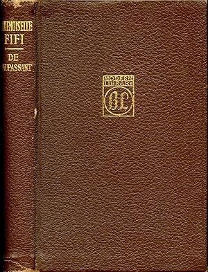 Image du vendeur pour MADEMOISELLE FIFI AND TWELVE OTHER STORIES (by Maupassant): ML#8.1; LEATHERETTE, September, 1917 BONI & LIVERIGHT EDITION. Other stories included are: The Piece of String, Boule De Suif, Two Little Soldiers, Father Milon, Monsieur Parent, Useless Beauty, The False Gems, The Horla, A Sale, The Story of a Farm Girl, Simons Papa, and A Coward. mis en vente par Shepardson Bookstall