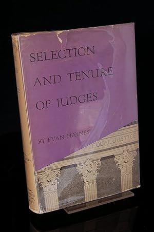 Seller image for THE SELECTION AND TENURE OF JUDGES (The Judicial Administration Series) for sale by BLACK SWAN BOOKS, INC., ABAA, ILAB