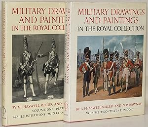 Bild des Verkufers fr MILITARY DRAWINGS AND PAINTINGS IN THE COLLECTION OF HER MAJESTY THE QUEEN (2 Volume Set); Vol I: Plates; Vol II: Text zum Verkauf von BLACK SWAN BOOKS, INC., ABAA, ILAB