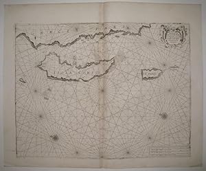 Carta Maritima dell' Isole di Corfu, Pachsu, et Antipachsu, e come entrar si possi in esse cossi ...