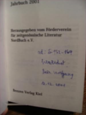 Fundstücke. Jahrbuch 2001. Darin u.a.: Beutin, Wolfgang: Gertrudenkapelle, Ernst-Barlach-Gedenkst...