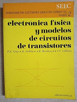 Bild des Verkufers fr SEEC SEMICONDUCTOR ELECTRONICS EDUCATION COMMITTEE (2 Vols.) 1: INTRODUCCION A LA FISICA DE LOS SEMICONDUCTORES, 2: ELECTRONICA FISICA Y MODELOS DE CIRCUITOS DE TRANSISTORES zum Verkauf von Gibbon Libreria