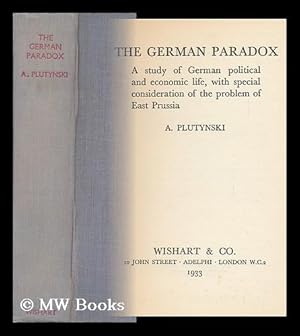 Seller image for The German Paradox : a Study of German Political and Economic Life for sale by MW Books Ltd.