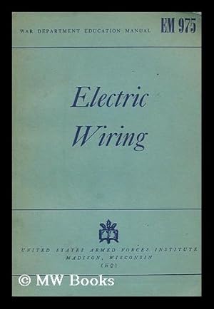 Bild des Verkufers fr Electric Wiring zum Verkauf von MW Books Ltd.