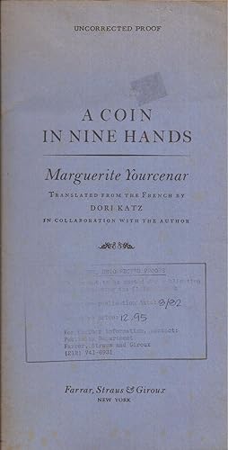 Seller image for A Coin in Nine Hands (collectible proof copy) for sale by Auldfarran Books, IOBA