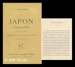 Bild des Verkufers fr Le Japon D'Aujourd'hui; Etudes Sociales zum Verkauf von MW Books