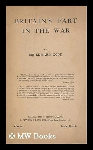 Image du vendeur pour Britain's Part in the War mis en vente par MW Books