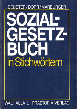 Seller image for Sozialgesetzbuch in Stichwrtern. for sale by Fundus-Online GbR Borkert Schwarz Zerfa