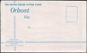 The Emvee color letter card Orbost.