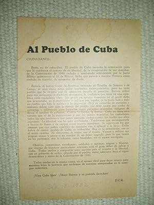 Al Pueblo de Cuba