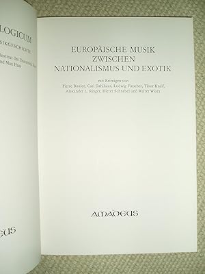 Imagen del vendedor de Europische Musik zwischen Nationalismus und Exotik a la venta por Expatriate Bookshop of Denmark