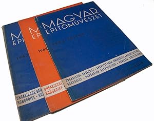 Magyar Epitomuveszet Magazines (Set of 9 Issues)