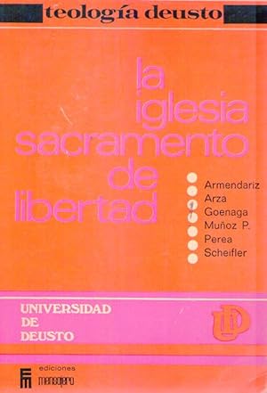 Imagen del vendedor de LA IGLESIA, SACRAMENTO DE LIBERTAD a la venta por Buenos Aires Libros