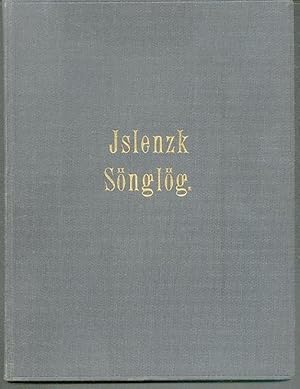 ÍSLENZK SÖNGLÖG (Islenzk sönglög)