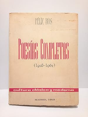 Bild des Verkufers fr Poesas completas (1927-1962) zum Verkauf von Librera Miguel Miranda