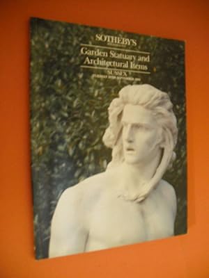 Garden Statuary and Architectural Items Sale Brochure: Sussex, Tuesday 29th September 1992